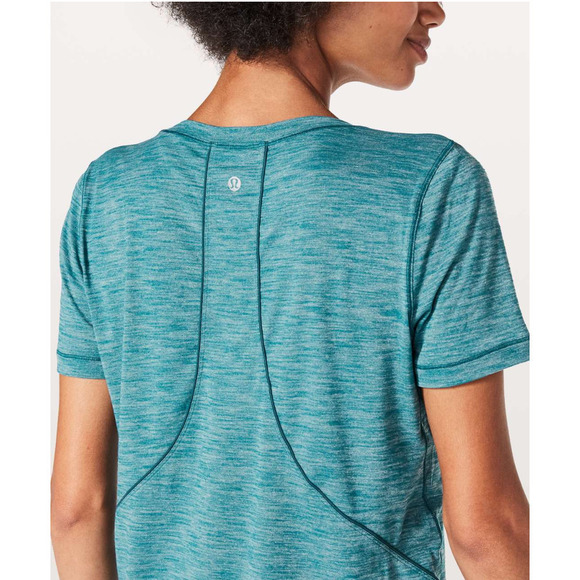 Lululemon Run Relaxed Short Sleeve Teal 6 NWOT - Picture 4 of 10